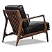 POLY & BARK Verity Lounge Chair, Onyx Black