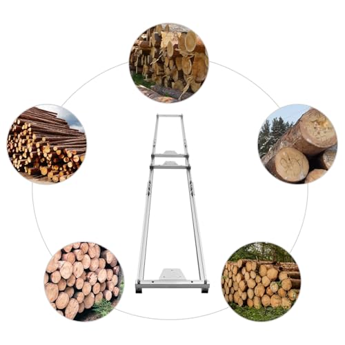 Rail sciage bois et guide de tronçonneuse robuste en aluminium rigide - 4