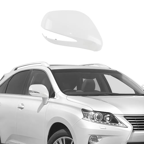 White Passenger Side Mirror Cover Caps for 2009-2015 Lexus RX350 RX450H, Directly Replace Style, Not Sticker by LEZZYRUCK - Used condition - US$27.02