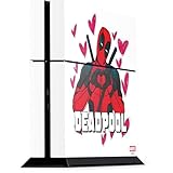 Skinit Decal Gaming Skin Compatible with PS4 Console - Officially Licensed Marvel Deadpool Legacy Deadpool Love Design