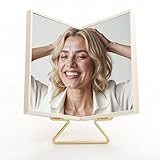 Realme V0 True Non-Reversing Mirror(2026 New Version) – True Image, Unmatched Precision, New Pakage, Slim Design for Makeup Vanity, 9'' Non-Reversing Mirror with Stand