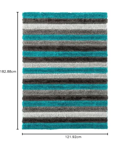 Image of Carpet for Hall | Carpet for Living Room |4X6 FEET Rugs for Bedroom | Carpet | Rug for Living Room | Carpet & Rugs for Home Decor | Carpet for Bedroom Floor (Luxury Grey & Blue)