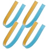 TEHAUX 4 Fundas Protectoras de Silicona para Ruedas de Maleta, Cubiertas Antirruido y Amortiguadoras, Color Azul Claro, Accesorio para Equipaje de Viaje, Protección Duradera y Silenciosa