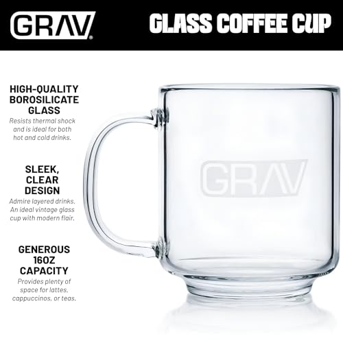 Taza de vidrio para café GRAV miniatura 2