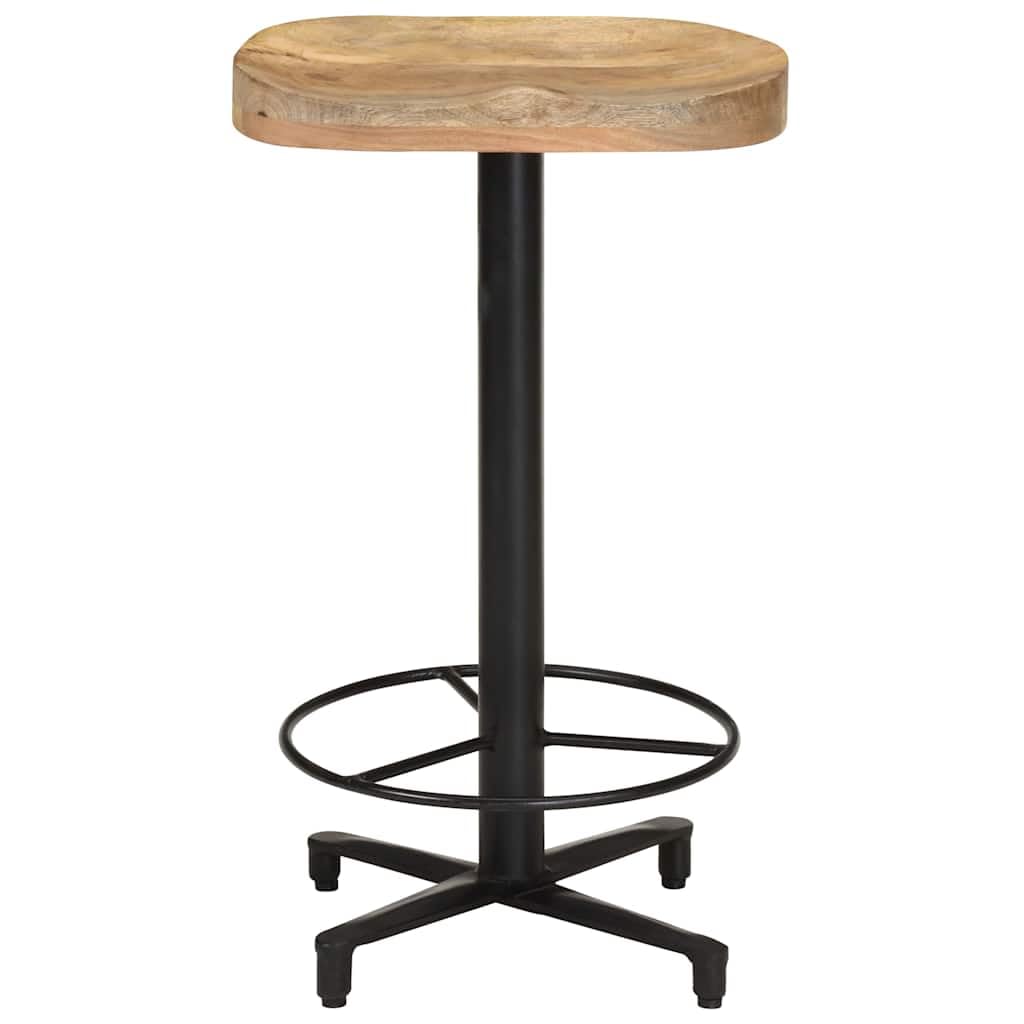 Taburetes Bar 2pcs 66cm Madera de mango macizo