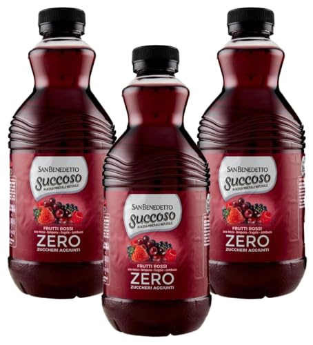 3X Succoso Zero FRUTTI ROSSI gusto di Uva Rossa, Lampone,