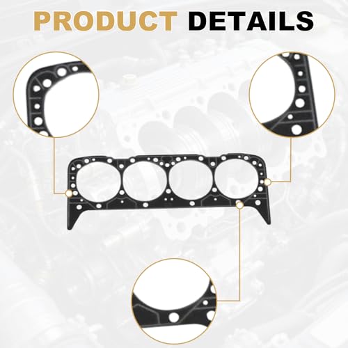 Image of Partsflow TBI Engine Gasket Set OE #260-1269, KS2666 | Compatible With GM, Chevrolet, GMC 5.7L 350 Cu In V8 TBI 1987-1995; head gasket set; head gasket kit