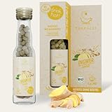 TEABALLS – BIO INGWER – Kräutertee ohne Beutel – nur mit heißem Wasser, wärmend-klar, 40 Tassen, zuckerfrei & kalorienfrei, vegan, Deutsche Innovation