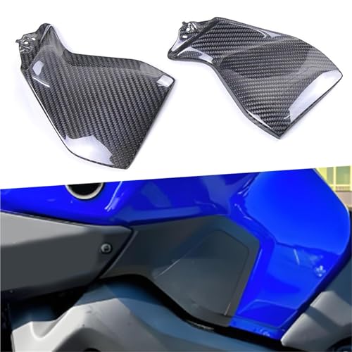 Ailettes de carénage pour Y-AMAHA MT-09 2014 2015 2016 Cache-réservoir Look Carbone