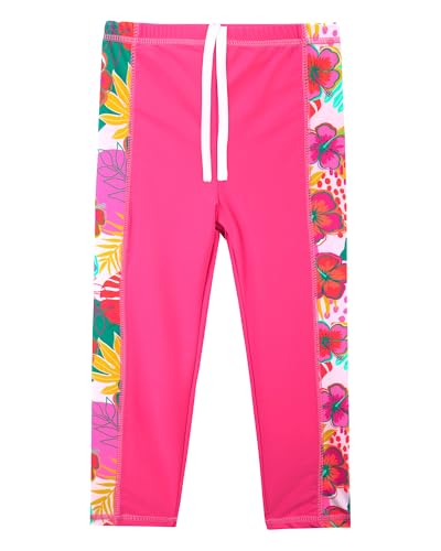 Image of TFJH E Girls Two Piece Swimsuit Long Sleeve Rash Guard Ages 3-12 | UPF 50+ sun protection, breathable , lightweight long sleeve swimsuit, full coverage, pool beach vacation, water park