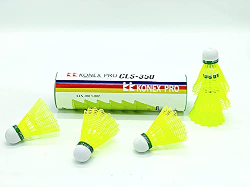 Image of KONEX Nylon Badminton Shuttlecock CLS 350 Pack of 6 PC