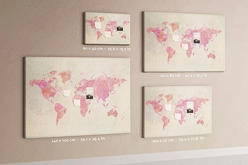 Tableau horizontal liège 100x70 pour organiser tâches, notes et rappels - 6