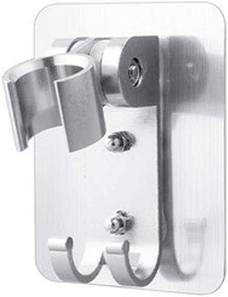 Rotate Adjustable Rainfall Shower Button Stop Pressure Water Saving Shower Accessories Bracket(Punch) (One Color No Punch)