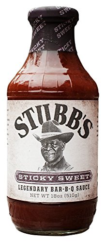 Stubb's Sticky Sweet Bar-B-Q Sauce 18 oz (Pack of 3)