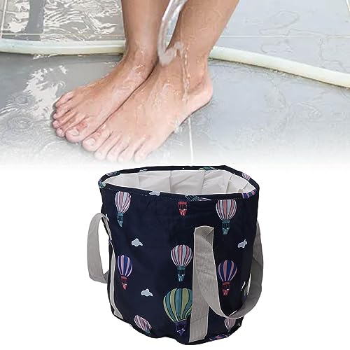 Spa de pies plegable portátil con asa color azul navy miniatura 7