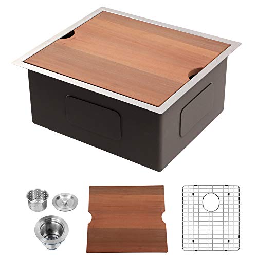 Laundry Sink Undermount Lordear 23″ x 19″ x 13″ Extra Deep Utility