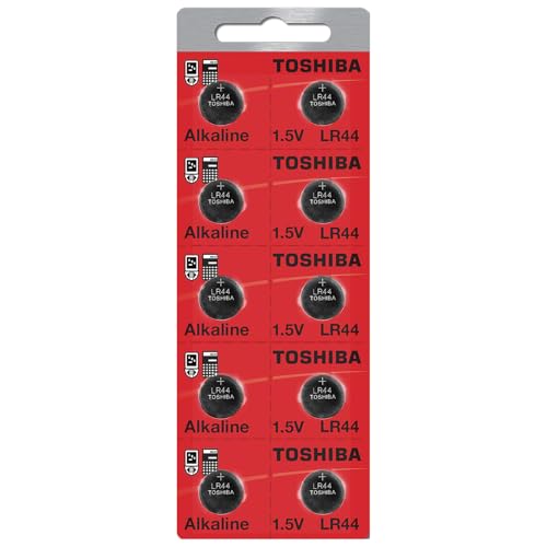 Pilas Alkalinas TOSHIBA LR44 1.5V Paquete 10 Unidades miniatura 1