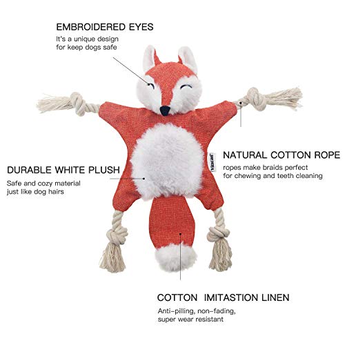 Juguetes indestructibles de peluche para perros Vitscan miniatura 5