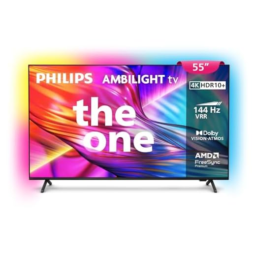PHILIPS, Smart TV, Ambilight THE ONE 55" 4K 144 Hz, 55PUG8929/78, P5, DTS Play-Fi, Freesync, Dolby Vision e Atmos, 40 WRMS