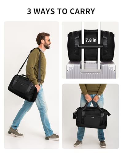 Ecohub 6303811011 16'' Personal Item Bag Mini Duffel Bag With Shoulder Strap Small Travel Bag Underseat Carry thumb #5