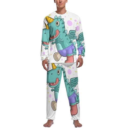 Pyjama homme manche longue anti-froid nuit confortable