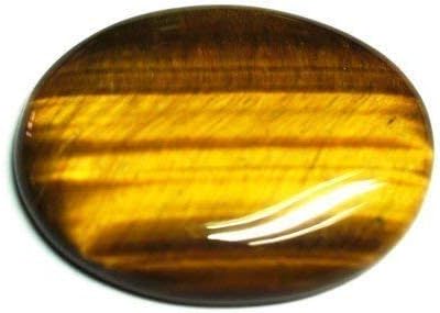 REBUY Tiger Eye Stone 7.25 Ratti Natural Certified Rashi Ratna Loose Gemstone for Men & Women