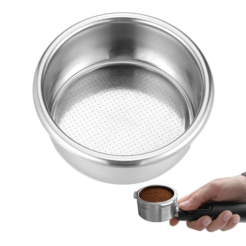 54mm Portafilter Basket Non Pressurized Filter Basket Stainless Steel CoffeeFilter Replacement...