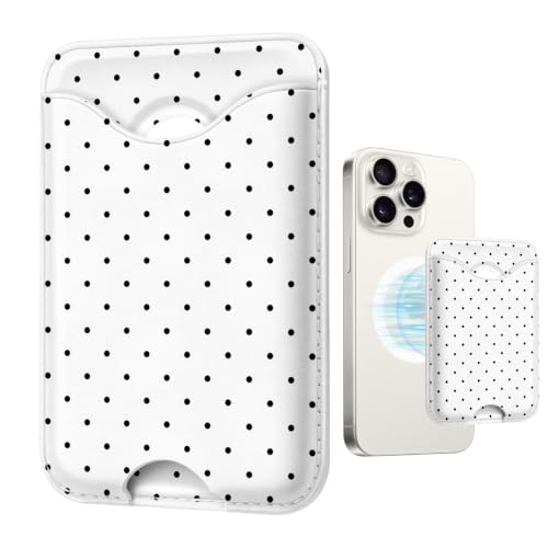 Image of Polka Dot Phone Magnetic Wallet for Magsafe Compatible with iPhone 12-17 Pro Max