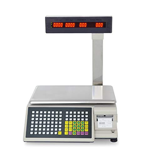 Báscula Comercial Digital Devonian con Impresora y Display LED miniatura 1
