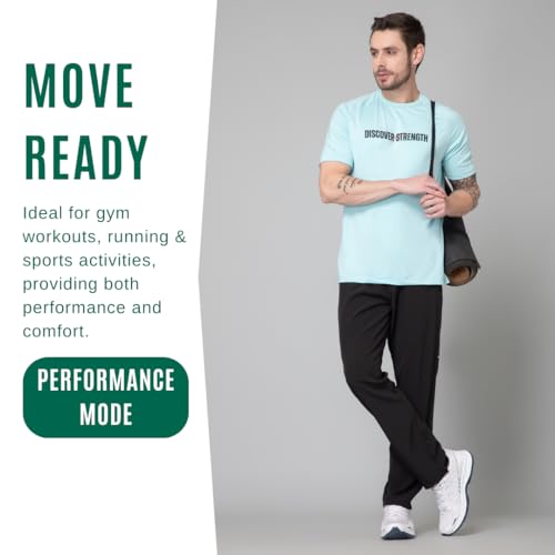 Image of Track Pant for Men for Running, Gym Sports Lower for Men & Boys Summer Track Pants for Men, Boys Multipurpose Mens Lower Activewear Regular Fit Trousers Sports Night Pants for Men