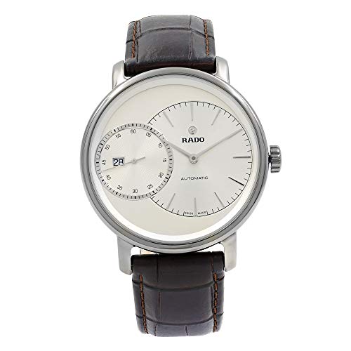 Rado Herren-Armbanduhr Diamaster Datum dezentrale Sekunde Analog Automatik R14129106