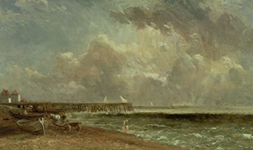 Cuadro en lienzo de Yarmouth por John Constable, decoración elegante de 60x90cm para oficina
