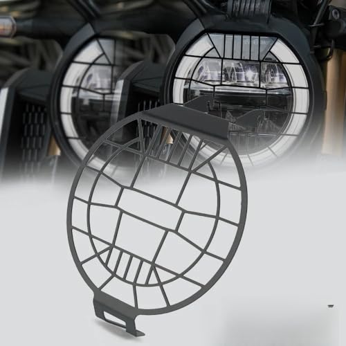 Couvercle de protection de phare CB650R en acier robuste noir - 2