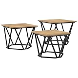 Design Élégant : Le cadre en métal épuré assure une stabilité et ajoute du style dans votre salon