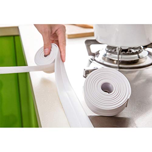 Garneck 2 unidades/1 pacote de fitas de calafetagem autoadesiva para pia de cozinha, banheira, fitas