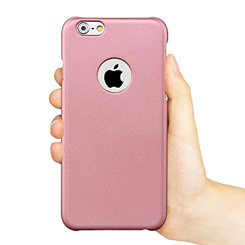 iPhone 6 Case, Acewin Exact-Fit iPhone 6 (4.7) Slim CaseNEW Soft Finish Coated Surface with Premium Matte Hard Case Cover for iPhone 6 (4.7) (Rose Gold)