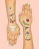 xo, Fetti Bug Temporary Tattoos - 48 Glitter Styles | Buggin' Out Insect Birthday Party Supplies, Bees, Spiders, Beetles, Butterflies, Arts and Crafts #3
