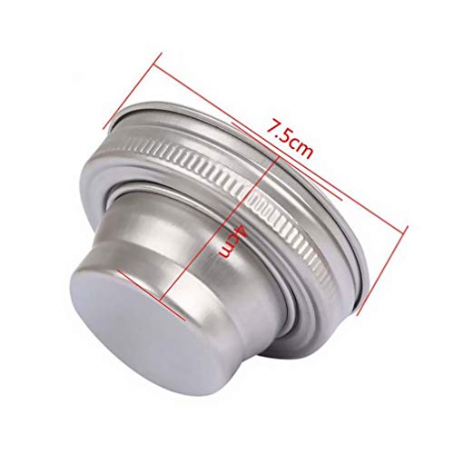 TOPBATHY Frasco de Pedreiro Tampa À Prova de Ferrugem Em Aço Inoxidável Cocktail Shaker Mix de Espec