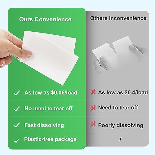 Feuilles de détergent à lessive pour économiser de l'espace et du linge - 3