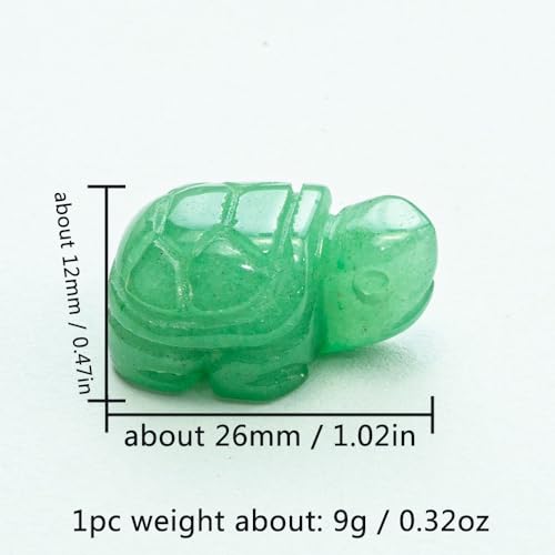 Statue de tortue mignonne améthyste LVTFCO pour déco zen