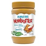 WOWBUTTER Smooth Toasted Soya Spread - Tastes Like Peanut Butter - Nut-Free, Vegan, Gluten Free, Halal & Kosher, Protein Spread - 7g Plant Protein, 1000mg Omega-3 per Serving, All-Natural (1)
