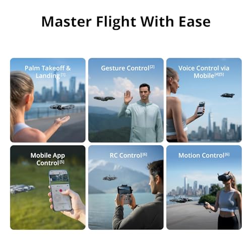 Image of DJI Neo 2 Drone Fly More Combo 4K Camera Bundle with Tech Smart USA Drone Essentials Plus Software Bundle + Deco Gear Drone Landing Pad + Deco Essentials CPS 2 Year Protection Pack + Sling Backpack