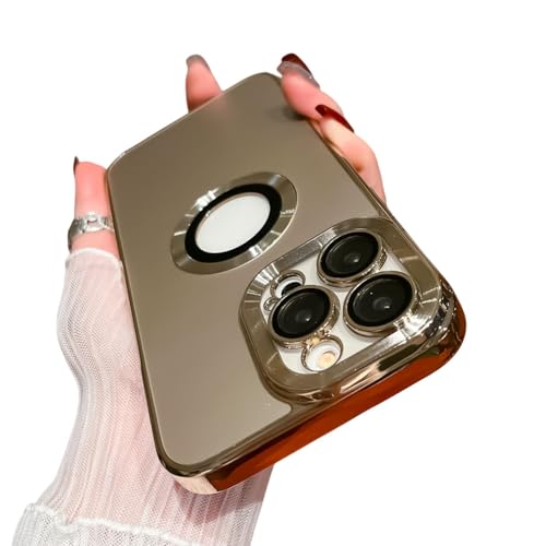Protection de lentille iPhone 13 en verre mat or pour vos photos en voyage