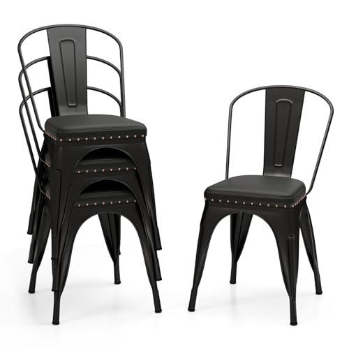 Giantex Stackable Dining Chairs