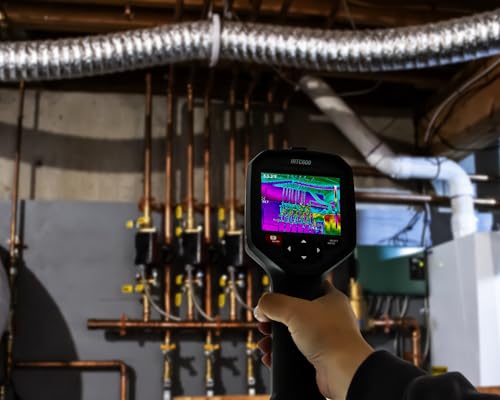 Triplett IRTC600 Thermal Imaging Camera | Infrared/Visible Light/Fusion, 2MP, 3.2" Color TFT Display, 220 x 160 Pixels - image 8