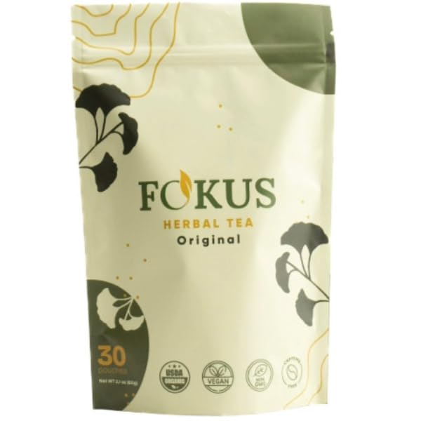 Amazon.com : Fokus – Focus & Memory Tea – Organic Brain-Boosting