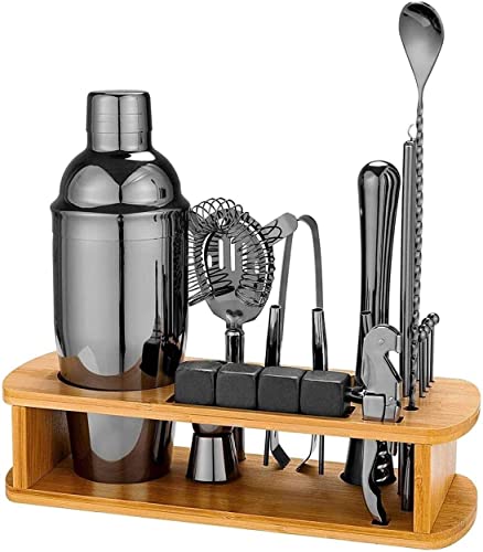 Set de coctelera y accesorios de bartender acero inox miniatura 1
