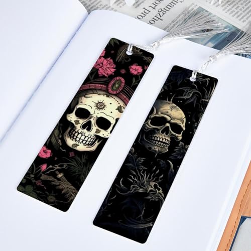 Marque-pages punk crâne idéal pour vos soirées de lecture - 5