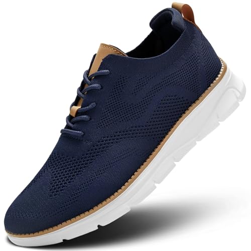 Image of Men's Oxfords Business Shoes Fashion Mesh Casual Dress Walking Sneakers Comfortable Lightweight Soft Sole