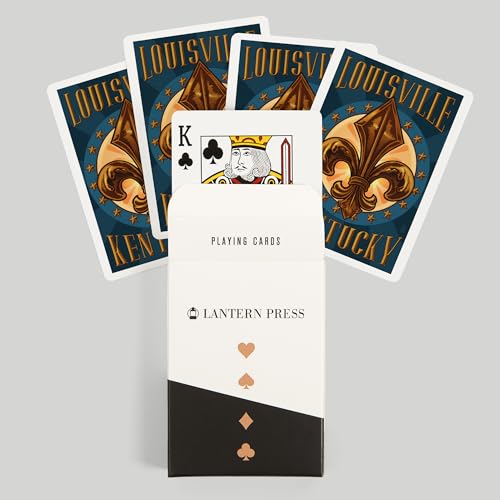 Baraja de póker Louisville Kentucky con 52 cartas miniatura 6